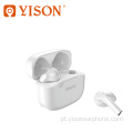 Yison True Wireless Earbuds TWS Controle de toque de impressão digital